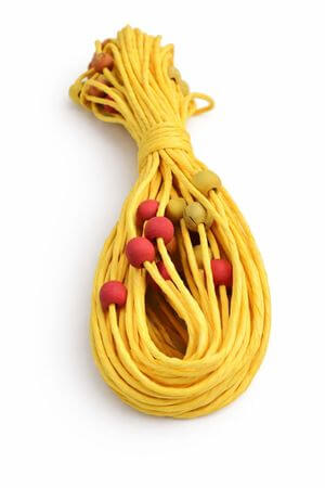 Žltá dekoračná šnúrka 20m