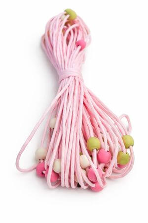 Růžová dekorační šňůrka 20m