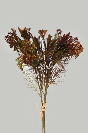 Bordová umělá achilea 49cm