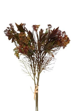 Bordová umělá achilea 49cm