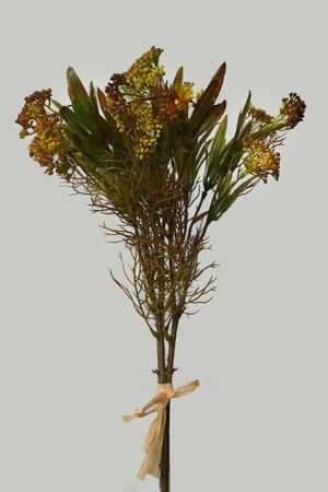 Hnedá umelá achilea 49cm