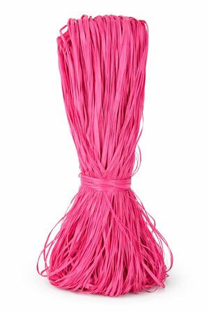 Růžová rafie na aranžování 160cm