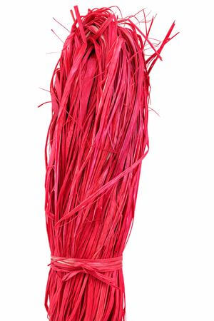 Červená rafie na aranžování 160cm