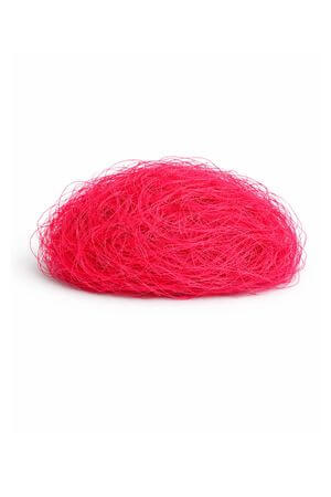 Tmavě červený sisal na aranžování 50g