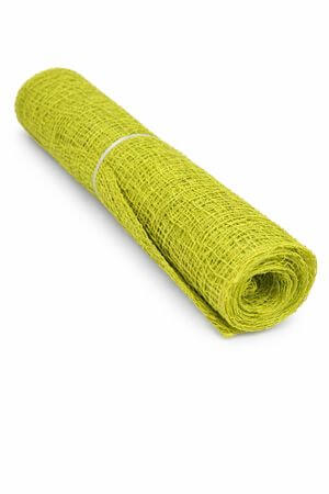 Bledě zelená dekorační síťovina na kytice