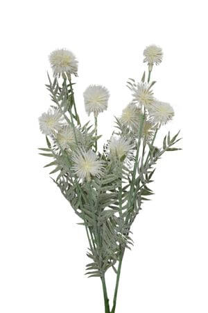 Fehér mű réti virágok 55cm