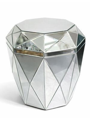 Zrcadlový konferenční stolek Diamante 60cm 55cm