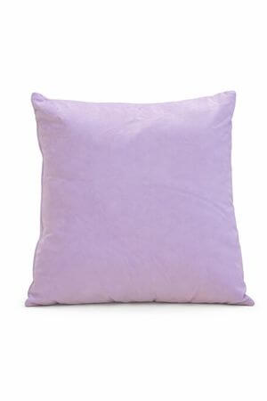 Halványlila bársony díszpárna 40cm