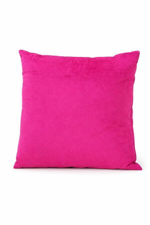 Sötét rózsaszín bársony díszpárna 40cm