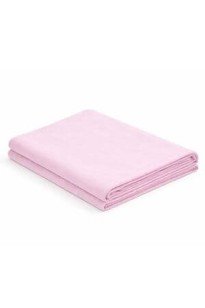 Rózsaszín bársony asztali futó 150cm