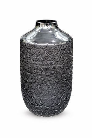 Szürke ovális modern váza MIST 29cm