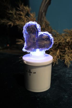 Kegyeleti LED szív 13cm