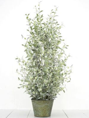 Magas dekoratív növény fém virágcserépben 150cm