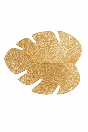 Arany tányéralátét Monstera 45cm