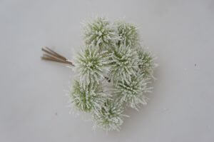 Zöld fagyos mű bogáncs 19cm 8db