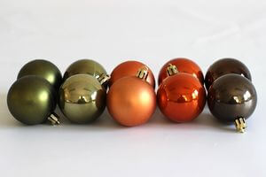 MIX mű karácsonyi gömbök 5cm 10db