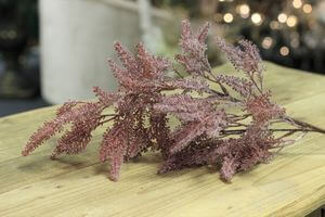 Bordová zamrzlá umělá větev 85cm