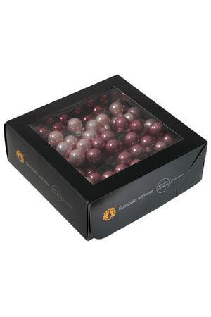 Růžové skleněné vánoční koule 2cm 144ks