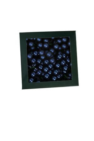 Kék üveg karácsonyi gömbök 2cm 144db