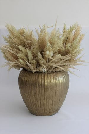 Arany színű kerámia virágcserép 23cm