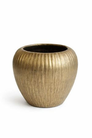 Arany színű kerámia virágcserép 30cm