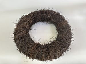 Tmavohnedý prírodný veniec 50cm