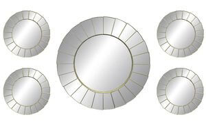 Kulaté nástěnné zrcadlo BLANCHE 5-set