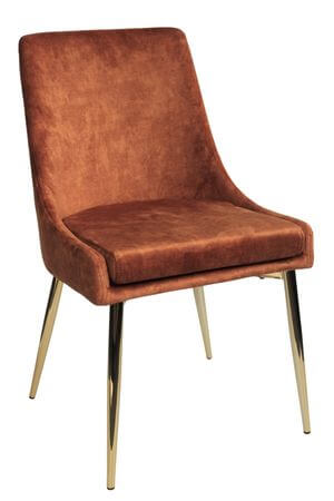 Téglaszínű étkezőszék ELEGANCE 85cm