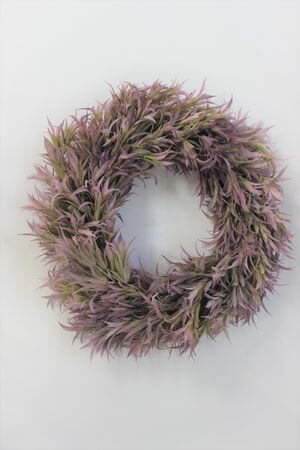 Rózsaszín kopogtató ajtódísz Páfrány 57cm