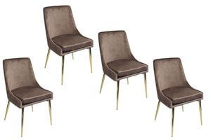 Barna szürke étkezőszékek ELEGANCE 4db 85cm