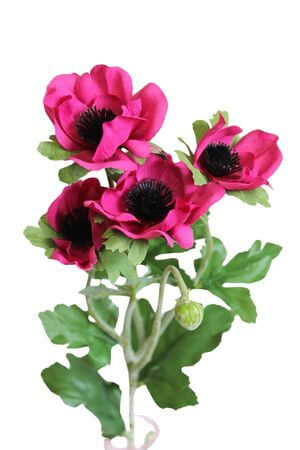 Rózsaszín mű szellőrózsa 62cm