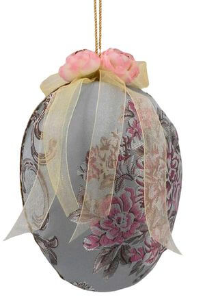 Luxusní velikonoční vajíčko modré 21cm