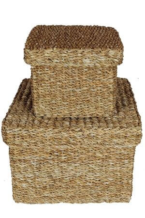 Fedeles tárolók tengeri fűből 2-szett