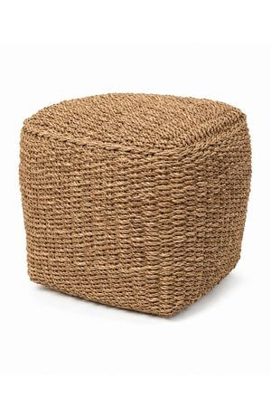 Taburetka z mořské trávy hranatá 40cm