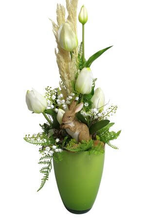 Veľkonočná dekorácia so zajačikom 70cm