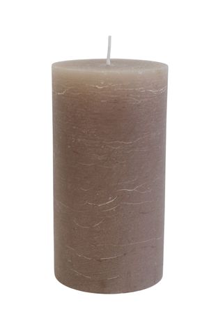 Halványbarna gyertya 13cm