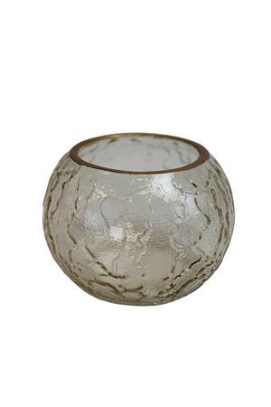 Číry svietnik na čajovú sviečku 9cm