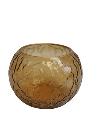 Krémszínű gyertyatartó 12cm