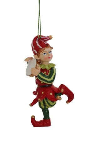 Tradičná vianočná ozdoba Škriatok 10cm