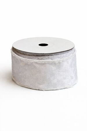 Fehér bársony szalag 6cm 10m