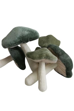 Sametové dekorační houby 6ks