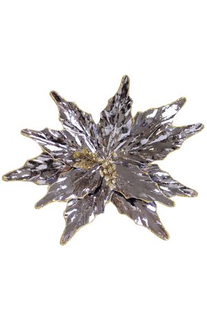 Fialová leská vianočná ruža 27cm