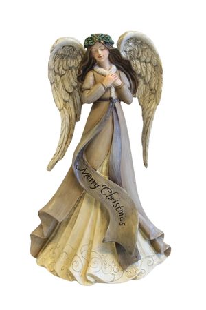 Karácsonyi angyal figura 26cm