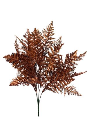 Medená umelá papraď 43cm
