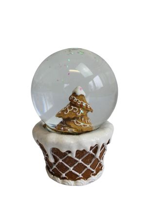 Vianočné snežítko Perníkový stromček 10cm