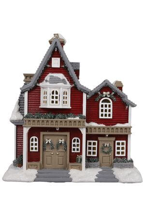 Vianočná dekorácia hrací dom LED 28cm