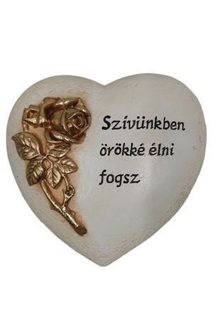 Kegyeleti sírdísz Szív 20cm