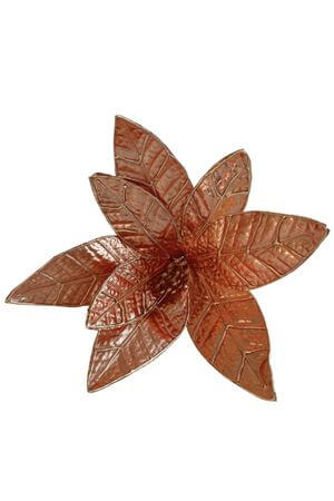 Krém színű mikulásvirág 30cm