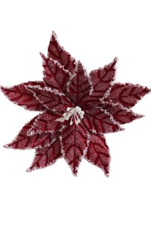 Piros fagyos mikulásvirág 28cm