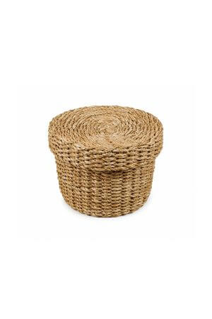 Úložný box z morskej trávy okrúhly 32cm
